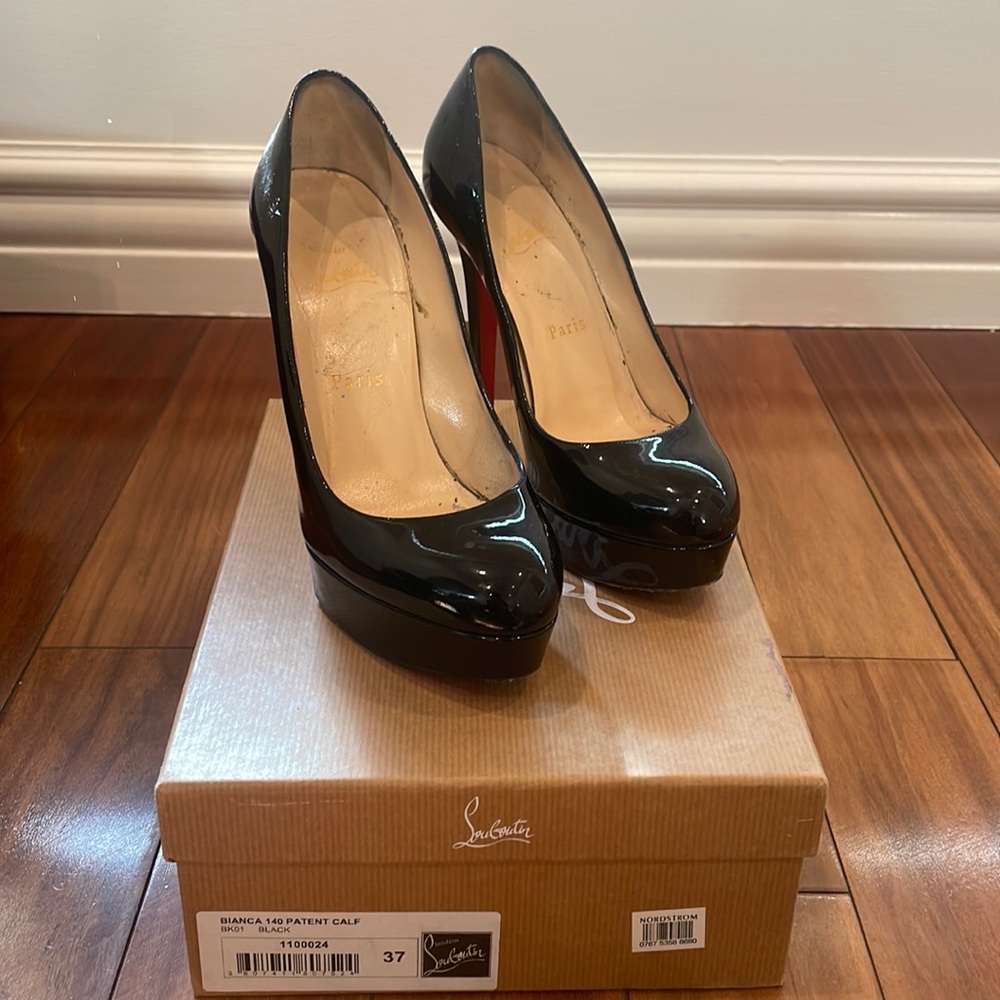 christian louboutin black heels